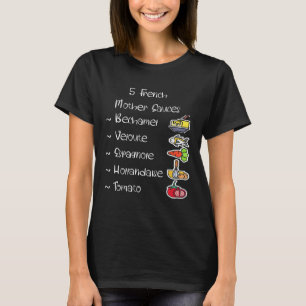 Artistic Cuisine Shirt Sauce Culinary Pun For Che