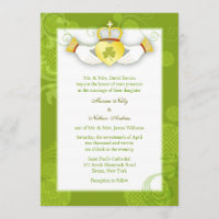 Artistic Cute Claddagh Heart Irish Wedding