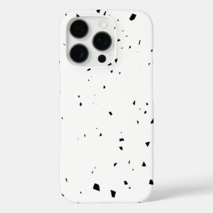 Artistic Design in Black and White iPhone 16 Pro Case