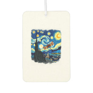 Artistic Dragonfly Shirt Van Gogh Starry Night Dra Air Freshener
