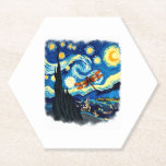 Artistic Dragonfly Shirt Van Gogh Starry Night Dra Paper Coaster<br><div class="desc">Artistic Dragonfly Shirt Van Gogh Starry Night Dragonfly</div>