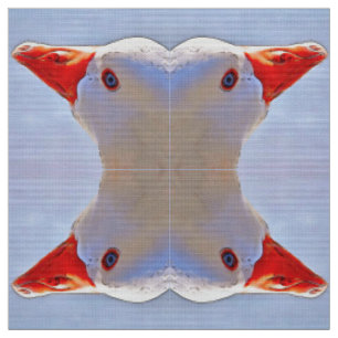 Artistic Duck Black Outline Art Tapestry Fabric