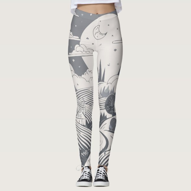 Artistic Elegance Leggings (Front)