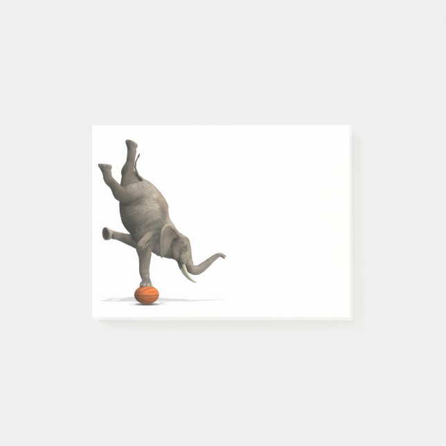 Artistic Elephant Post-it Notes (Front)