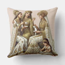 Artistic Ethnic Design Pillow