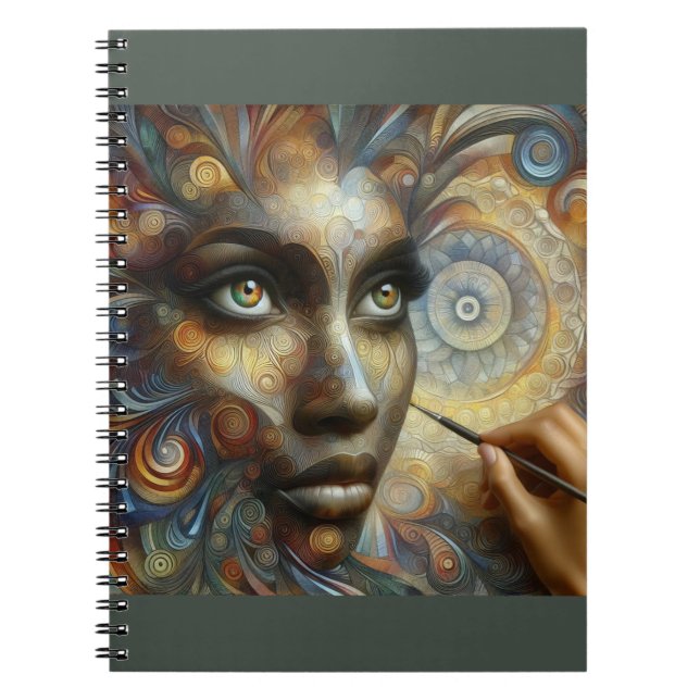 Artistic Face Notebook (Front)