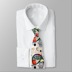 Artistic "Fixed"  -  Wassily Kandinsky Modern Art  Tie