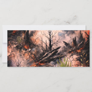 Artistic Flat Greeting Card