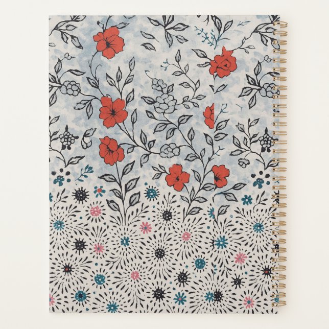 Artistic floral agenda (Back)