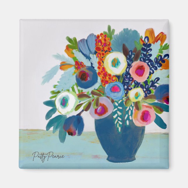 Artistic Floral Magnet (Front)