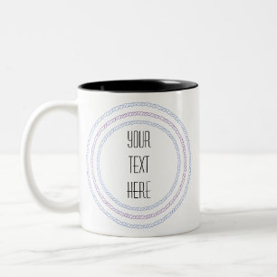 Artistic Frame Create Your Own Two-Tone Coffee Mug