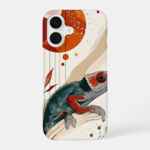 Artistic Frog Sketch – Bold & Striking iPhone 16 Case