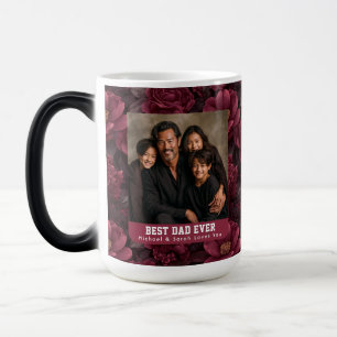 Artistic Gardenias Stepdad Day Custom Travel Magic Mug