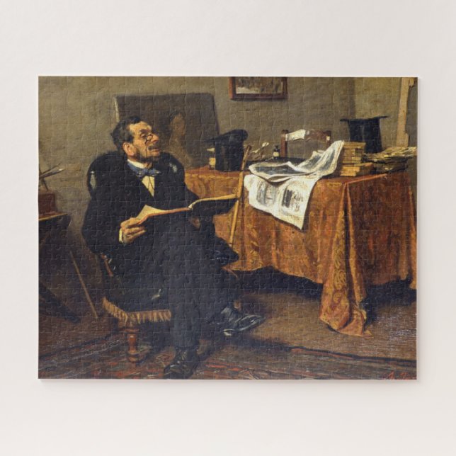 Artistic Gentleman (by Giovanni Boldini) Jigsaw Puzzle (Horizontal)