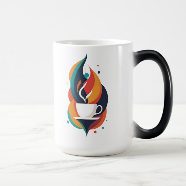 Artistic Geometric Coffee Mug (Right)