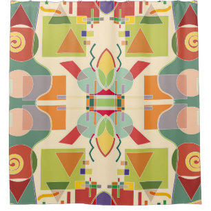 Artistic Geometric: Colourful Seamless Pattern