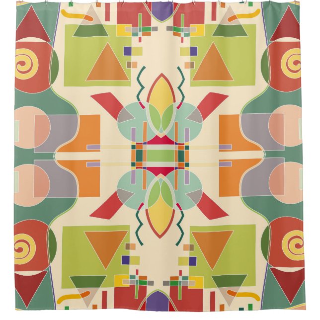 Artistic Geometric: Colourful Seamless Pattern (Front)