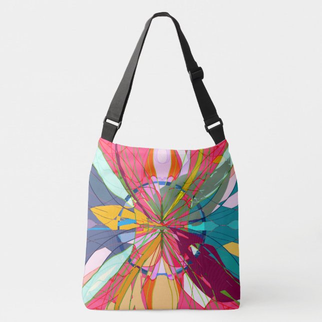 Artistic Geometry Tote Bag (Front)
