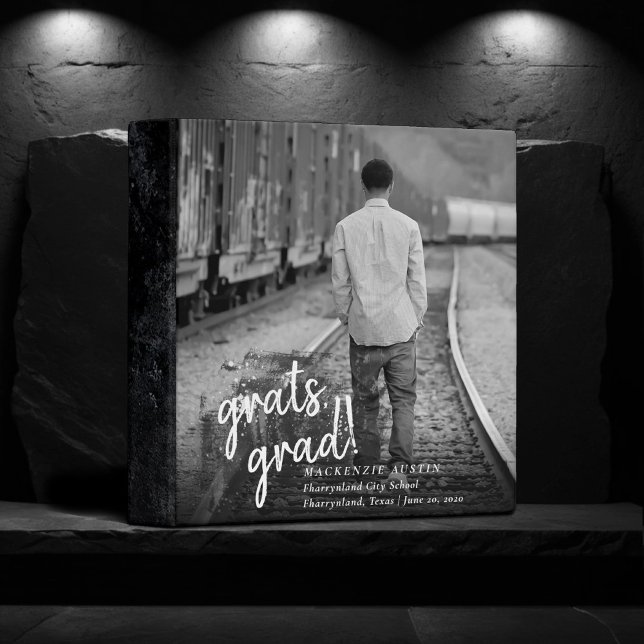Artistic Grad | Black and White Photo Scrapbook Binder (Creator Uploaded)