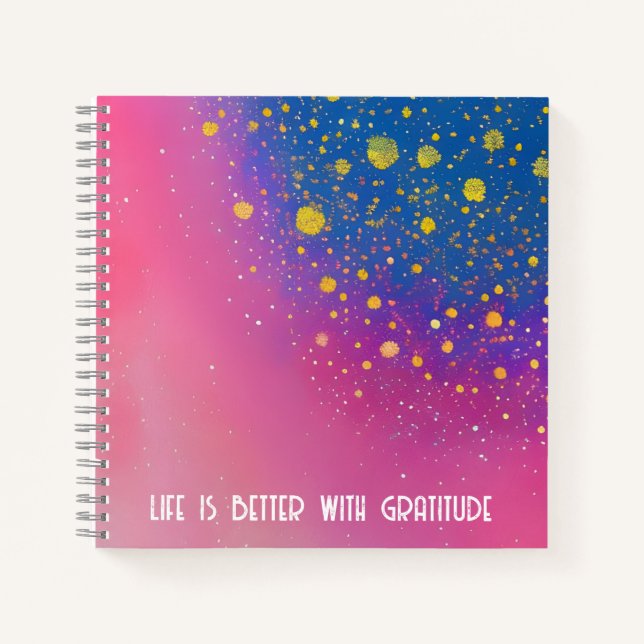Artistic Gratitude Quote Journal (Front)