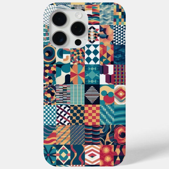  Artistic Grid Collage iPhone / iPad case (Back)