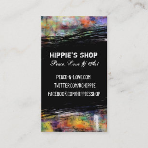 Artistic Grunge Business Card