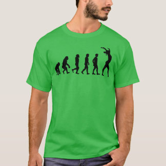 Artistic Gymnastics Floor Gymnast Girl Evolution 1 T-Shirt