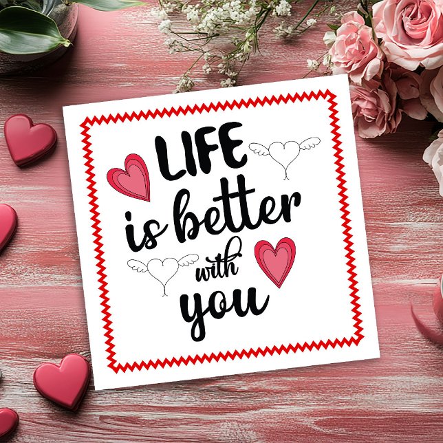 Artistic Hand Drawing Valentine Card for Wife (Artistic Hand Drawing Valentine Card for Wife)