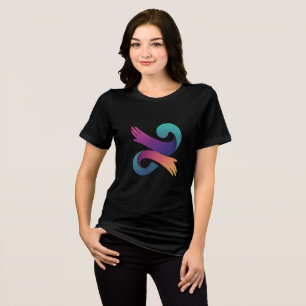 Artistic Hand Graphic Bella+Canvas Women's Tri-Blend Shirt