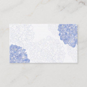 Artistic Hydrangea Place Cards, Medium Place Card