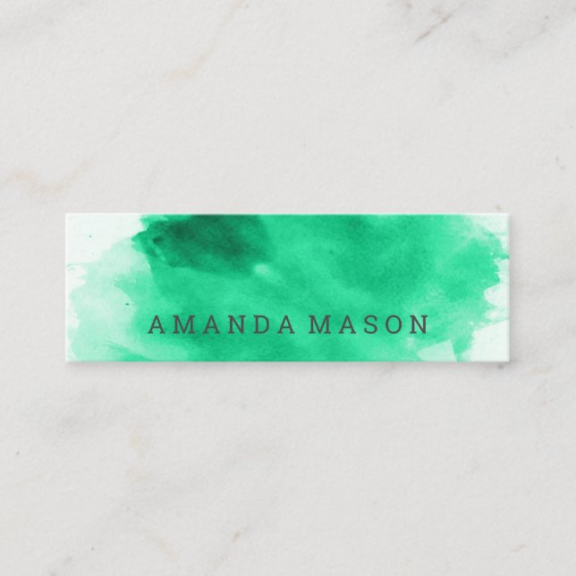 Artistic | Interior Design | Abstract Art Paint Mini Business Card (Front)