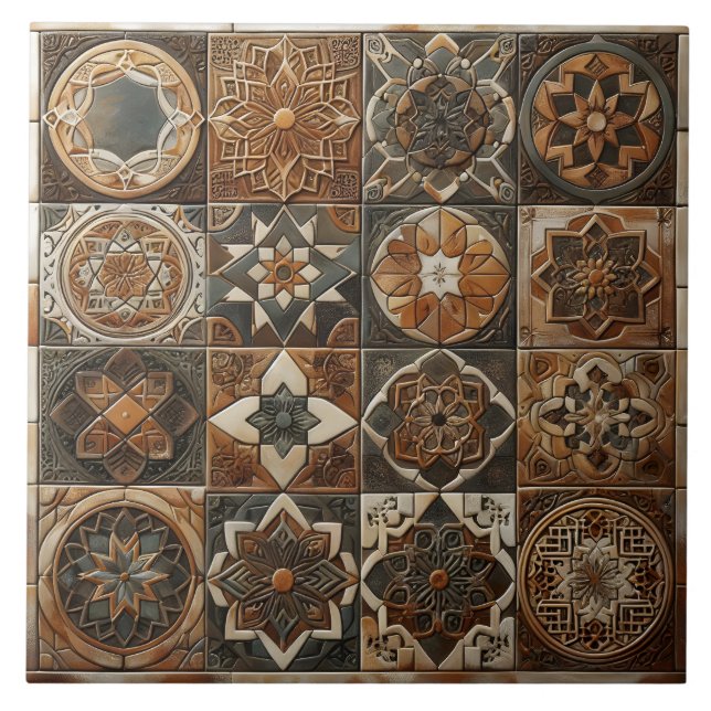Artistic Intricate Decorative Tiles (Front)