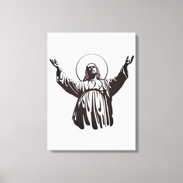 ARTISTIC JESUS CHRIST CANVAS PRINT (Front)
