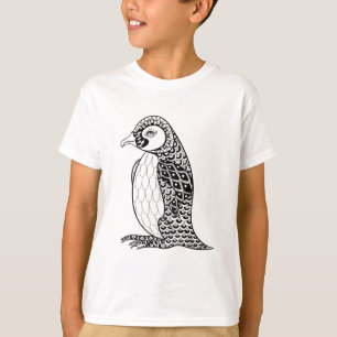 Artistic King Penguin Zendoodle T-Shirt
