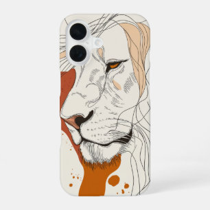 Artistic Lion Head Case – Bold & Expressive
