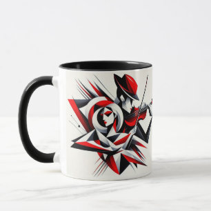 Artistic Love and Music Mug