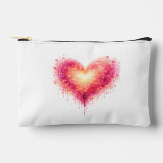 Artistic Luminous Heart Pouch