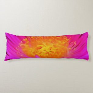 Artistic Magenta Pink Aster Flower Floral Art Body Pillow