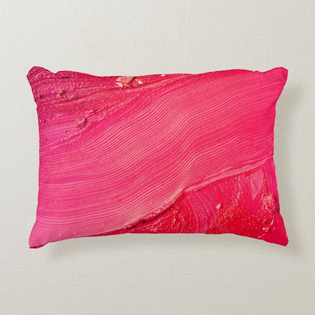 Artistic Make-Up: Colourful Creative Composition. Accent Pillow (Front)