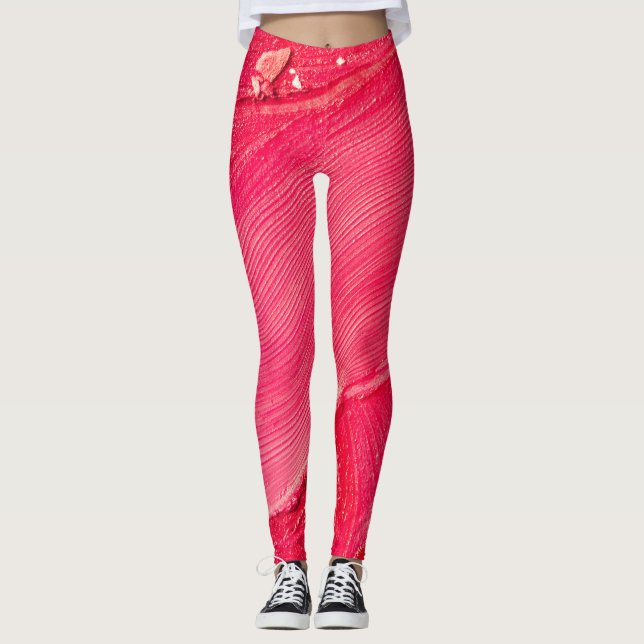 Artistic Make-Up: Colourful Creative Composition. Leggings (Front)