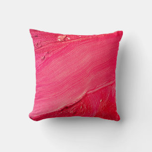 Artistic Make-Up: Colourful Creative Composition. Throw Pillow