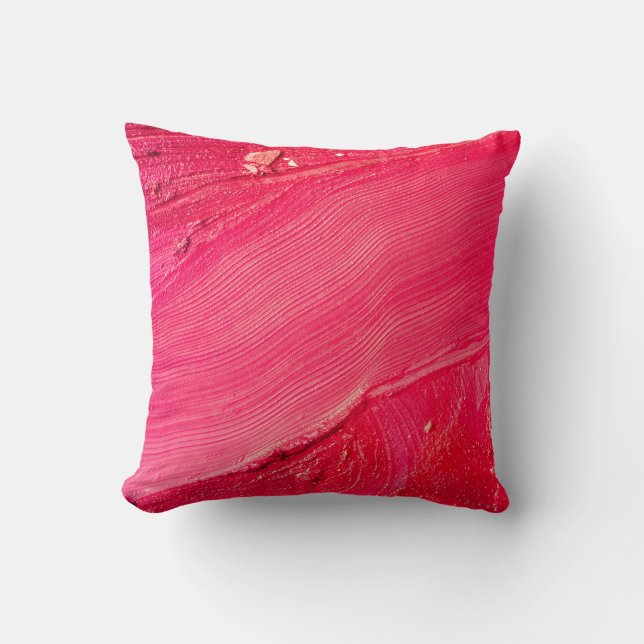 Artistic Make-Up: Colourful Creative Composition. Throw Pillow (Front)