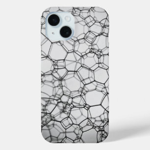 Artistic Mesh Pattern iPhone 15 Case
