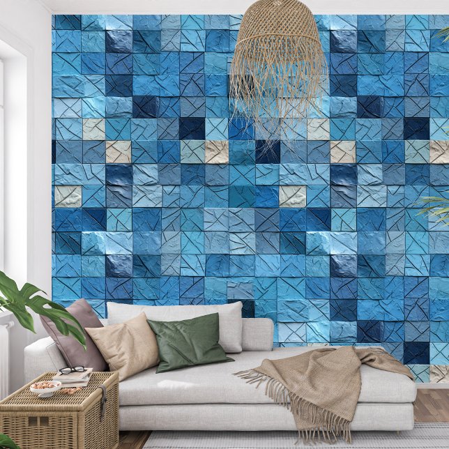 Artistic navy blue indigo collage paper texture   wallpaper (Artistic navy blue indigo collage paper texture wallpaper)