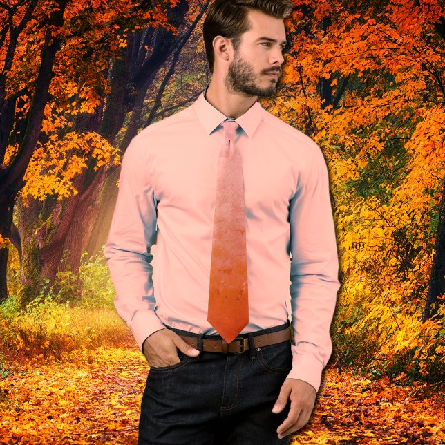 artistic oranges - modern neck tie (Creator Uploaded)