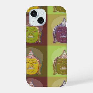 Artistic Oriental Buddha Zen Asian Pop Art Modern iPhone 15 Case