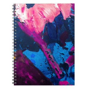 Artistic painted texture, modern decor. notebook