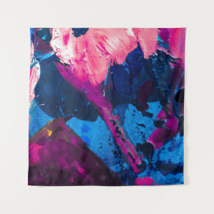 Artistic painted texture, modern decor. tapestry