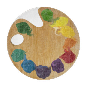 Artistic palette Colour wheel Cutting Board
