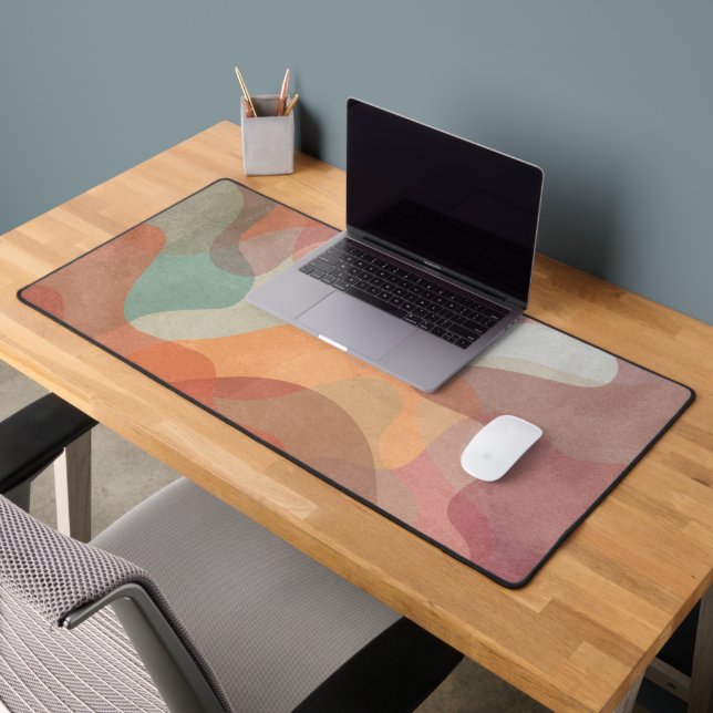 Artistic Pattern Desk Mat Brighten Up Your Workspa (Office 2)